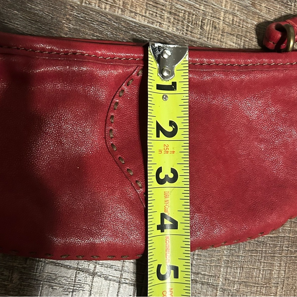 Lucky Brand red leather wristlet. Like new! - Picture 5 of 9